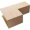 Ekena Millwork 12"W x 36"D x 24"H Classic Chapel Hill Rough Cedar Woodgrain TimberThane Corbel, Primed Tan CORUR12X36X24CHPRCPR - alternate 3